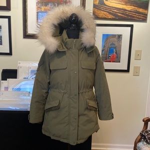 Plastic Island Down Parka Coat